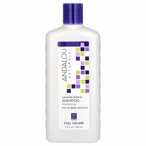 Andalou Naturals, шампунь, для придания объема, укрепления и блеска, лаванда и биотин, 340 мл (11,5 жидк. унций)
