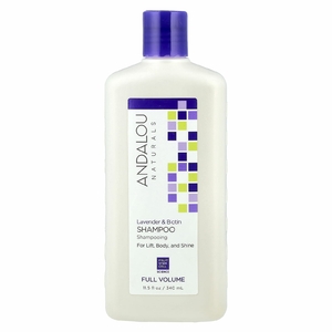 Andalou Naturals, шампунь, для придания объема, укрепления и блеска, лаванда и биотин, 340 мл (11,5 жидк. унций)