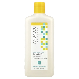 Andalou Naturals, Шампунь, блестящий блеск, подсолнечник и цитрусовые, 11,5 жидк. унции (340 мл)