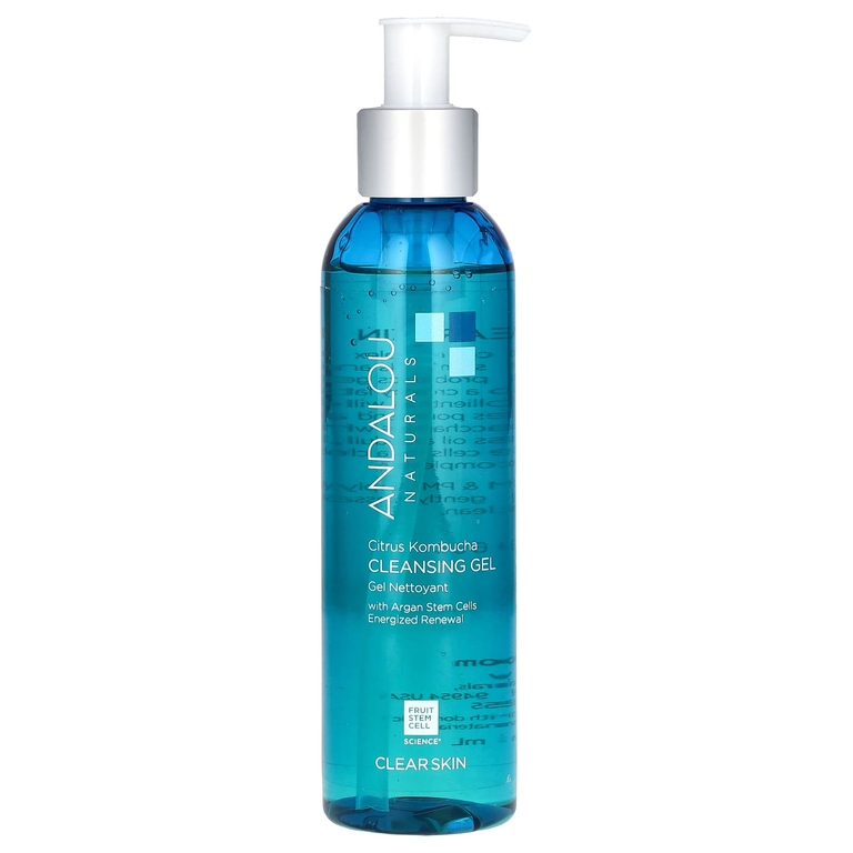 Andalou Naturals, очищающий гель с цитрусовыми и чайным грибом, для чистоты кожи, 178 мл (6 жидк. унций)