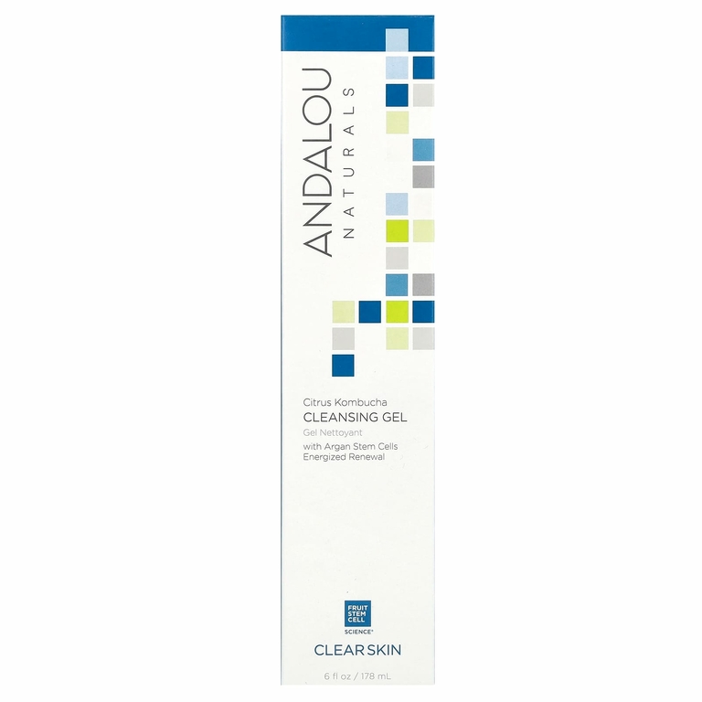 Andalou Naturals, очищающий гель с цитрусовыми и чайным грибом, для чистоты кожи, 178 мл (6 жидк. унций)