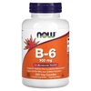 NOW Foods, витамин В6, 100 мг, 250 вегетарианских капсул