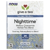 NOW Foods, Смесь травяного чая, Nighttime ™, без кофеина, 24 чайных пакетика, 48 г (1,7 унции)