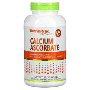 NutriBiotic, Immunity, аскорбат кальция для поддержки иммунитета, кристаллический порошок, 454 г (16 унций)