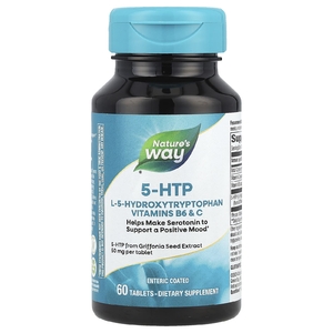 Nature's Way, 5-HTP, 50 мг, 60 таблеток
