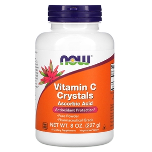 NOW Foods, витамин C в кристаллах, 227 г (8 унций)