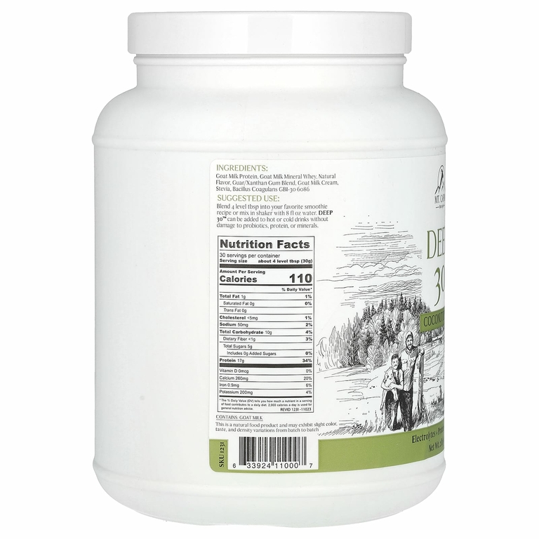 Mt. Capra, Deep 30 ™, Coconut Dream, 907 г (2 фунта)