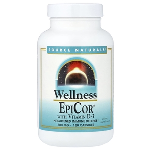 Source Naturals, добавка для укрепления иммунитета с витамином D3, 500 мг, 120 капсул