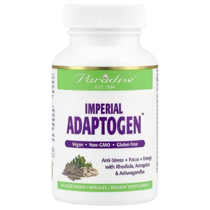 Paradise Herbs, Imperial Adaptogen, 60 растительных капсул
