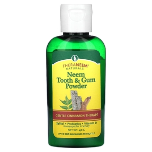 Organix South, TheraNeem Naturals, порошок для зубов и десен, ним и нежная корица, 40 г