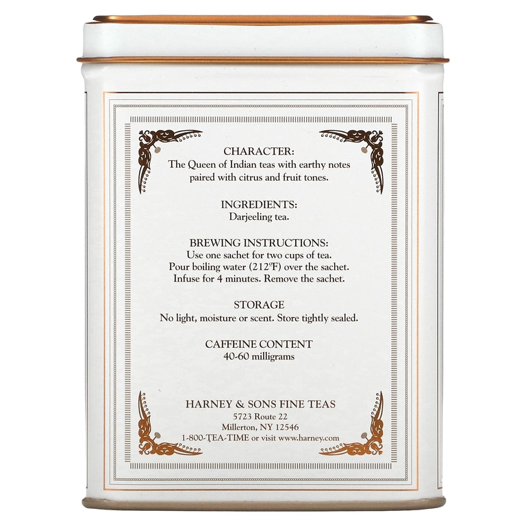 Harney & Sons, Classic Collection, Дарджилинг, 20 чайных пакетиков, 40 г (1,4 унции)