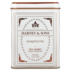 Harney & Sons, чай Дарджилинг, 20 чайных пакетиков, 40 г (1,4 унции)
