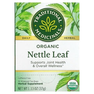 Traditional Medicinals, листья органической крапивы, без кофеина, 16 чайных пакетиков, 32 г (1,13 унции)