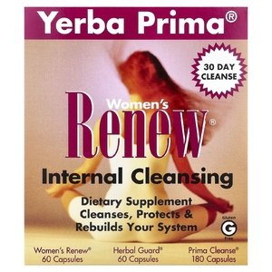 Yerba Prima, средство для внутреннего очищения для женщин, из 3 частей, 300 капсул (Товар снят с продажи)