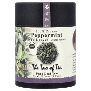 The Tao of Tea, Листья 100% органических трав, перечная мята, 57 г (2 унции) (Товар снят с продажи) 
