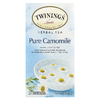 Twinings, травяной чай, чистая ромашка, без кофеина, 25 чайных пакетиков, 37 г (1,32 унции)