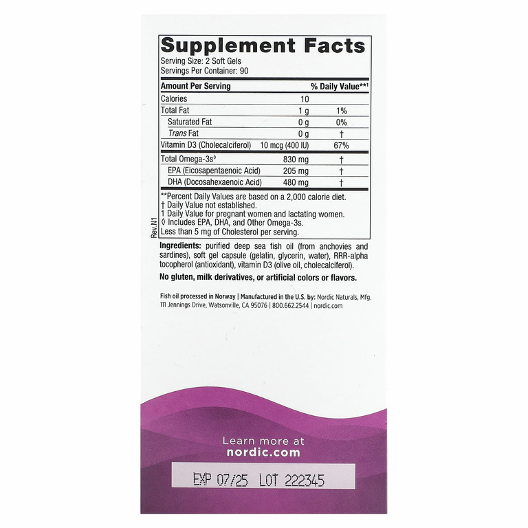 Nordic Naturals, Prenatal DHA, пренатальная ДГК, без добавок, 180 капсул