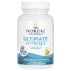 Nordic Naturals, Ultimate Omega, высокоэффективные омега-3 кислоты, со вкусом лимона, 1280 мг, 60 капсул (640 мг в 1 капсуле)