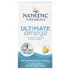 Nordic Naturals, Ultimate Omega, высокоэффективные омега-3 кислоты, со вкусом лимона, 1280 мг, 60 капсул (640 мг в 1 капсуле)