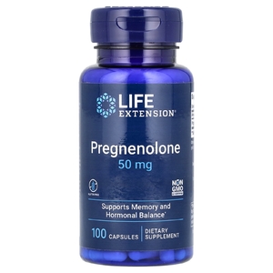 Life Extension, прегненолон, 50 мг, 100 капсул