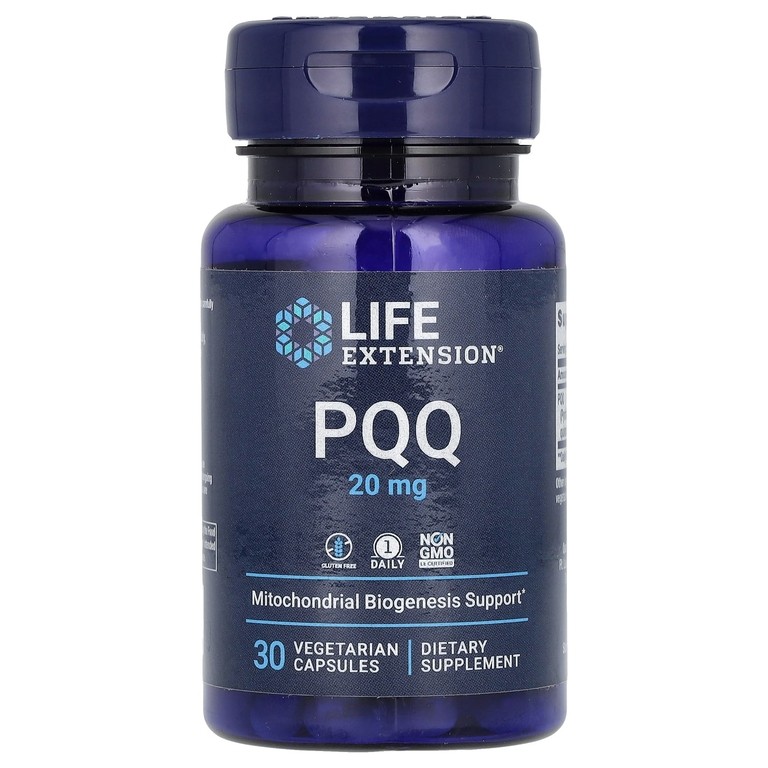 Life Extension, PQQ в капсулах, пирролохинолинхинон, 20 мг, 30 вегетарианских капсул