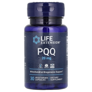 Life Extension, PQQ в капсулах, пирролохинолинхинон, 20 мг, 30 вегетарианских капсул