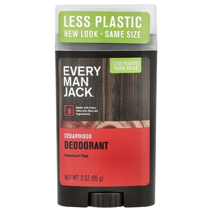 Every Man Jack, Дезодорант, без алюминия, кедр, 85 г (3 унции)