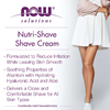 NOW Foods, Решения, нутри-бритье, натуральный крем для бритья, 237 мл (8 жидких унций)