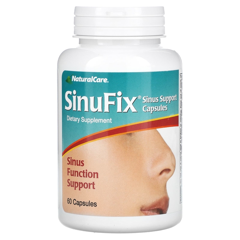 NaturalCare, SinuFix, капсулы для поддержки носовых пазух, 60 капсул
