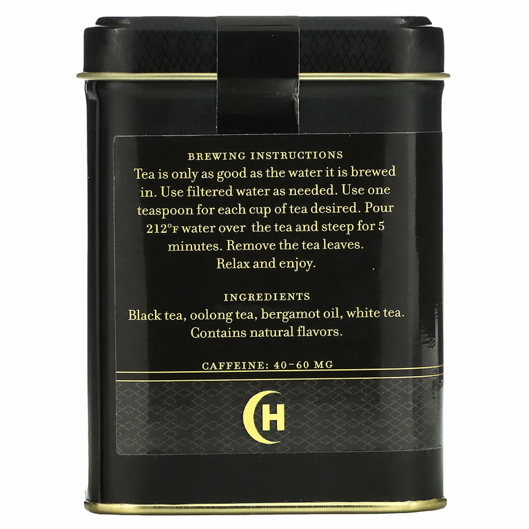 Harney & Sons, Черный чай Earl Grey Supreme с серебристыми верхушечными почками, 4 унции