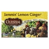 Celestial Seasonings, травяной чай, Jammin', лимон и имбирь, без кофеина, 20 чайных пакетиков, 45 г (1,6 унции)