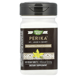 Nature's Way, Perika, зверобой, 300 мг, 60 веганских таблеток