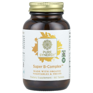 Pure Synergy, Organic Super B-Complex, 60 таблеток