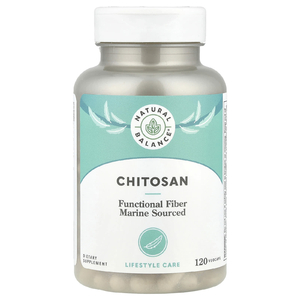 Natural Balance, хитозан, 120 растительных капсул (250 мг в 1 капсуле)