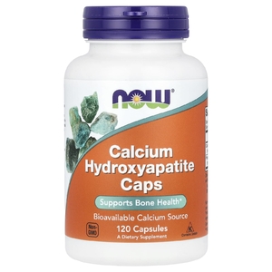 NOW Foods, гидроксиапатит кальция в капсулах, 120 капсул
