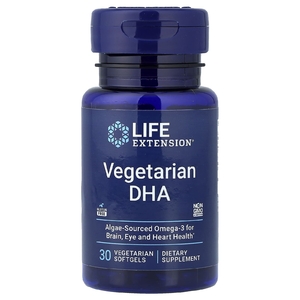 Life Extension, вегетарианская ДГК, 30 вегетарианских капсул (200 мг в каждой)