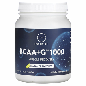 MRM Nutrition, BCAA+G 1000, со вкусом лимонада, 1000 г (2,2 фунта)