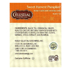 Celestial Seasonings, черный чай, сладкая тыква, 18 чайных пакетиков, 57 г (2 унции)