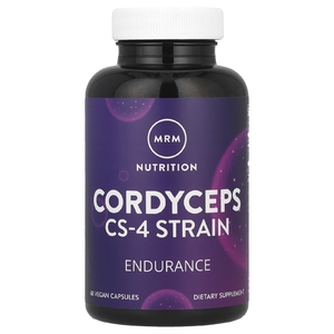 MRM Nutrition, Nutrition, кордицепс, штамм CS-4, 60 веганских капсул