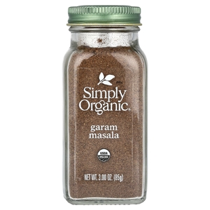 Simply Organic, гарам масала, 85 г (3 унции)