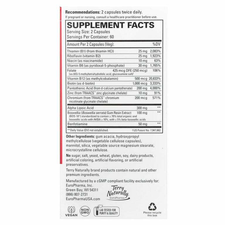 Terry Naturally, Terry Naturally, Healthy Feet & Nerves, здоровые ноги и нервы, 120 капсул