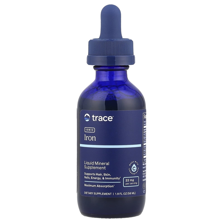 Trace Minerals ®, Ионное железо, 56 мл (1,9 жидк. Унции)