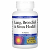 Natural Factors, Здоровье дыхательных путей (Lung, Bronchial &amp; Sinus Health), 45 таблеток