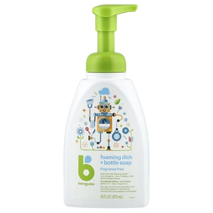Babyganics, пенное средство для мытья посуды и детских бутылочек, без отдушек, 473 мл (16 жидк. унций)