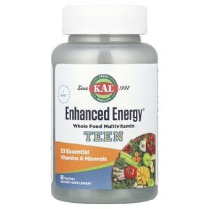 KAL, Enhanced Energy®, мультивитамины для подростков, 60 растительных таблеток
