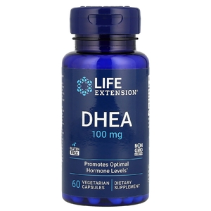 Life Extension, ДГЭА, 100 мг, 60 вегетарианских капсул