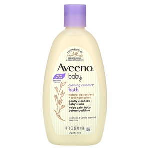 Aveeno, успокаивающая ванна для детей, лаванда и ваниль, 236 мл (8 жидк. унций) (Товар снят с продажи) 