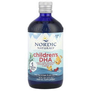 Nordic Naturals, ДГК для детей от 1 года, с клубничным вкусом, 530 мг, 473 мл (16 жидк. унций)