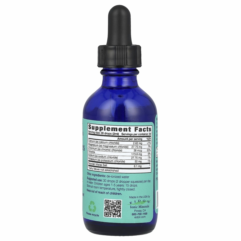 Eidon Ionic Minerals, Electrolytes, Liquid Concentrate, 2 fl. oz. (60 ml.)