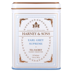 Harney & Sons, Качественные сорта чая, эрл грей Supreme, 20 саше, 40 г (1,4 унции)